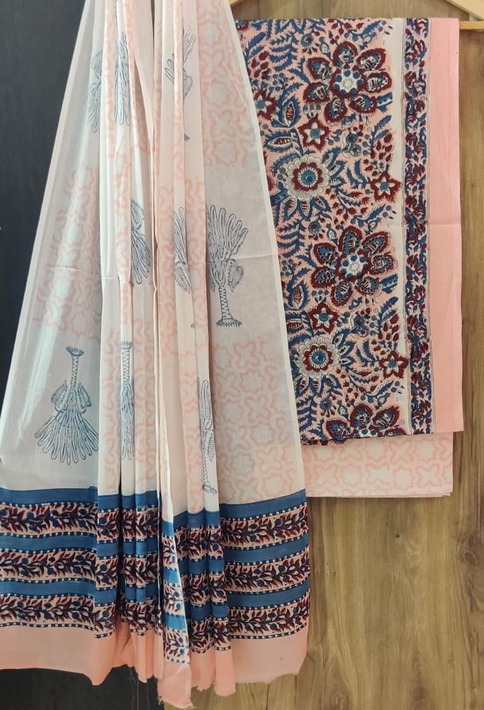 Designer block printed on sale suits