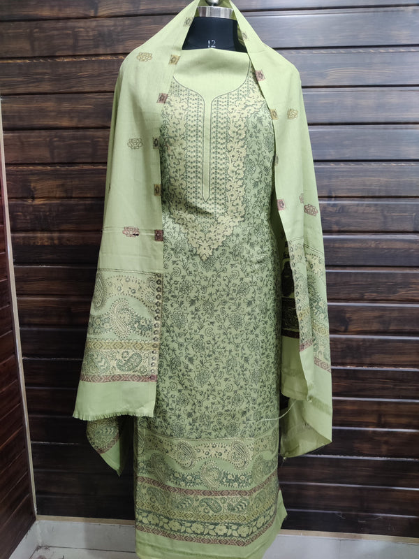 Traditional Pashmina Kani work suit (PKWSYS08)