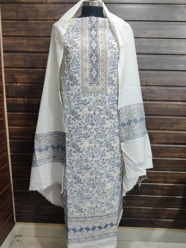 Traditional Pashmina Kani work suit (PKWSYS05)