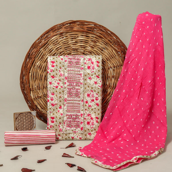 GOTA WORK SUIT SET WITH CHIFFION DUPATTA (GOTAYS73)