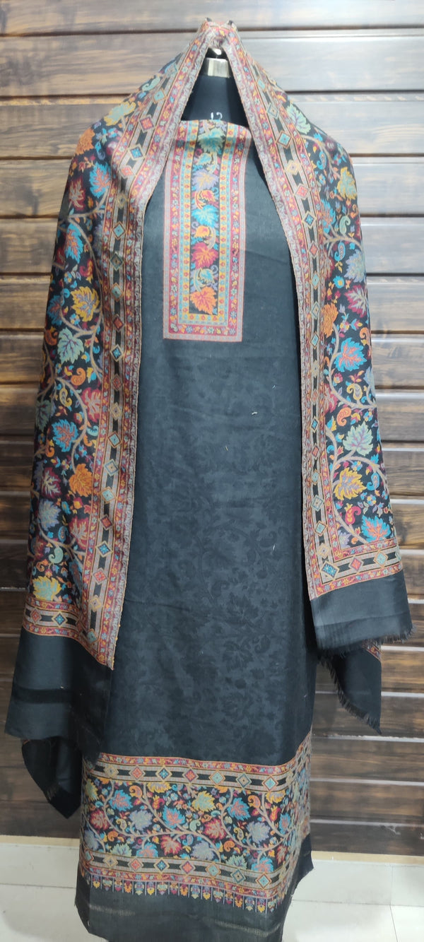 Traditional Pashmina Kani work suit (PKWSYS04)