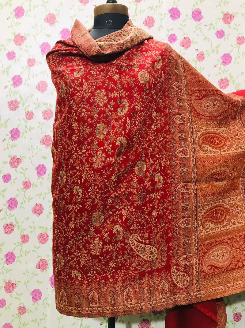 Ethnic Design Double Beam Kani Shawl (DBKSYS05)