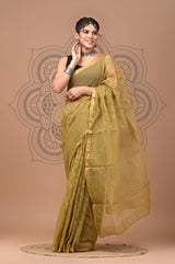 DESIGNER HAND BLOCK PRINTED KOTA DORIYA SILK SAREE(KDSYS33)