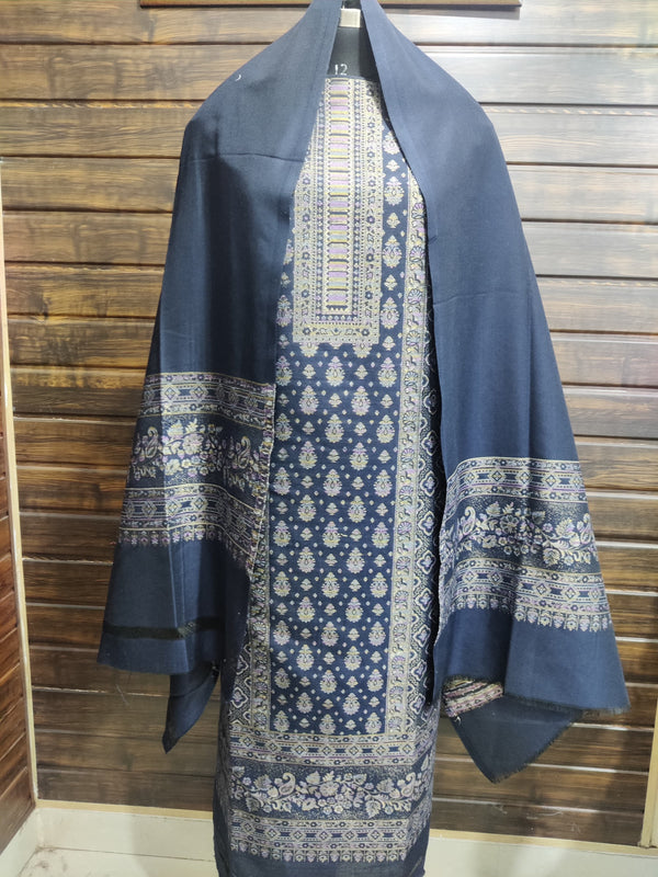 Elegant Pashmina Kani work suit ( PKWSYS07 )