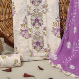 GOTA WORK SUIT SET WITH CHIFFION DUPATTA (GOTAYS71)